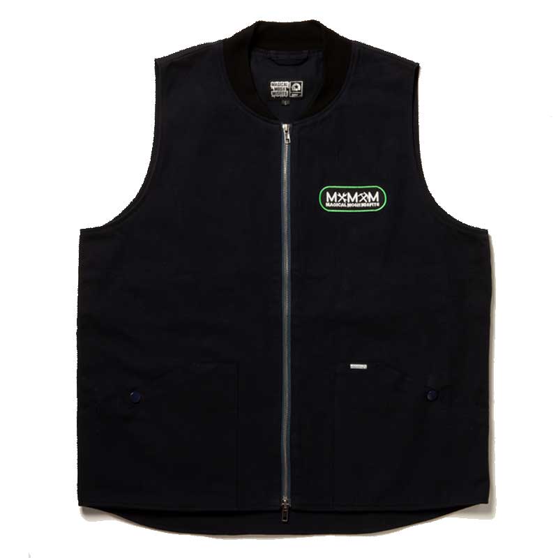 【MAGICAL MOSH MISFITS】マジカルモッシュミスフィッツ【MAGICAL VEST MISFITS】NAVY【ベスト】VEST【MxMxM】マモミ【M1674】送料無料(12650)