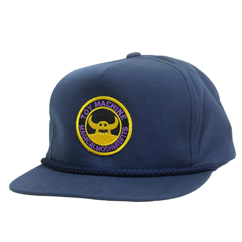 【MAGICAL MOSH MISFITS】マジカルモッシュミスフィッツ【TOY MACHINE x MxMxM “MAGICAL MOSH TOY MACHINE” CAP】NAVY【CAP】ワッペン【帽子】M2082【MxMxM】マモミ