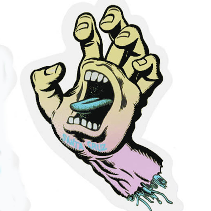 スクリーミングハンド　 ラグ・カーペット SKATE DECKOR SANTA CRUZ SCREAMING HAND ROUND RUG ラグマット