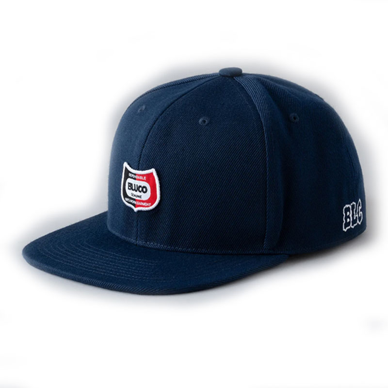 【BLUCO】ブルコ【6-PANEL CAP -Champ-】NAVY / WHITE【155-61-036】6 パネルキャップ【帽子】キャップ【オールシーズン】