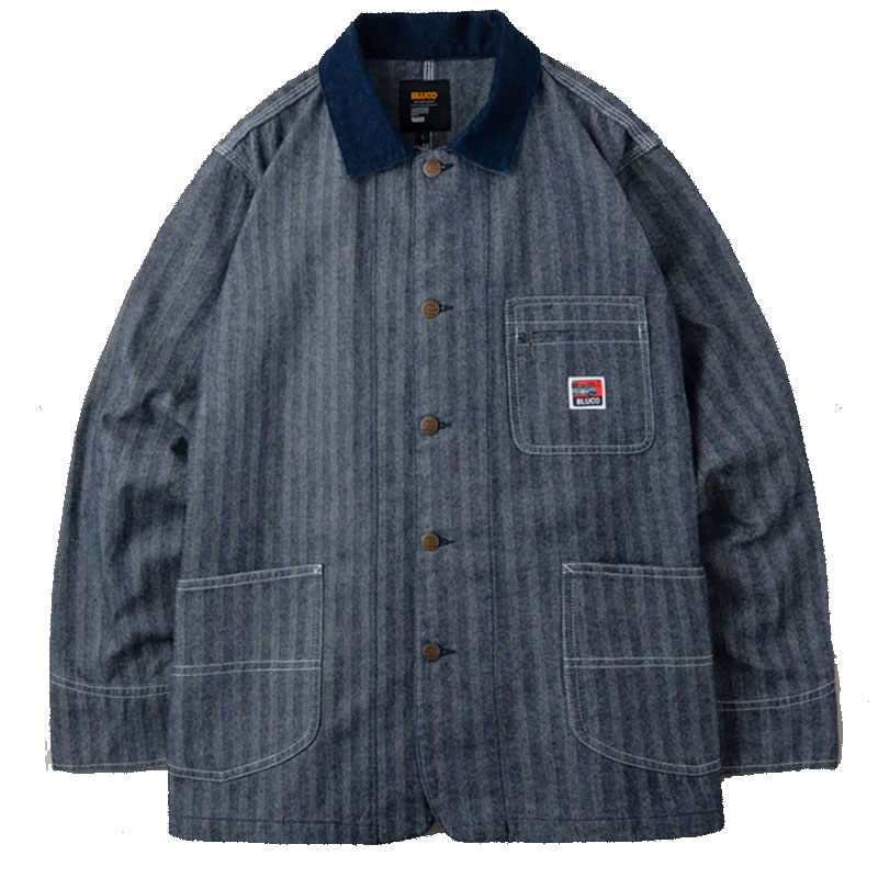 楽天市場】【BLUCO】ブルコ【12oz DENIM COVERALL】L.INDIGO