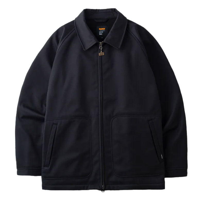 【BLUCO】ブルコ【STRETCH WARM SWING TOP】 4色合い(BLACK / GRAY / IVORY / NAVY)【スウィングトップジャケット】上衣【防寒】T/Cツイル【157-31-043】貨物輸送無料