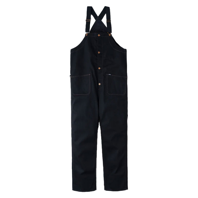 【BLUCO】ブルコ【ジャパンデニム オーバーオール / リジッド】BLACK / INDIGO / IVORY【161-43-008】オーバーオール【ジャパンデニム】デッキスタイル【バイカー】 送料無料