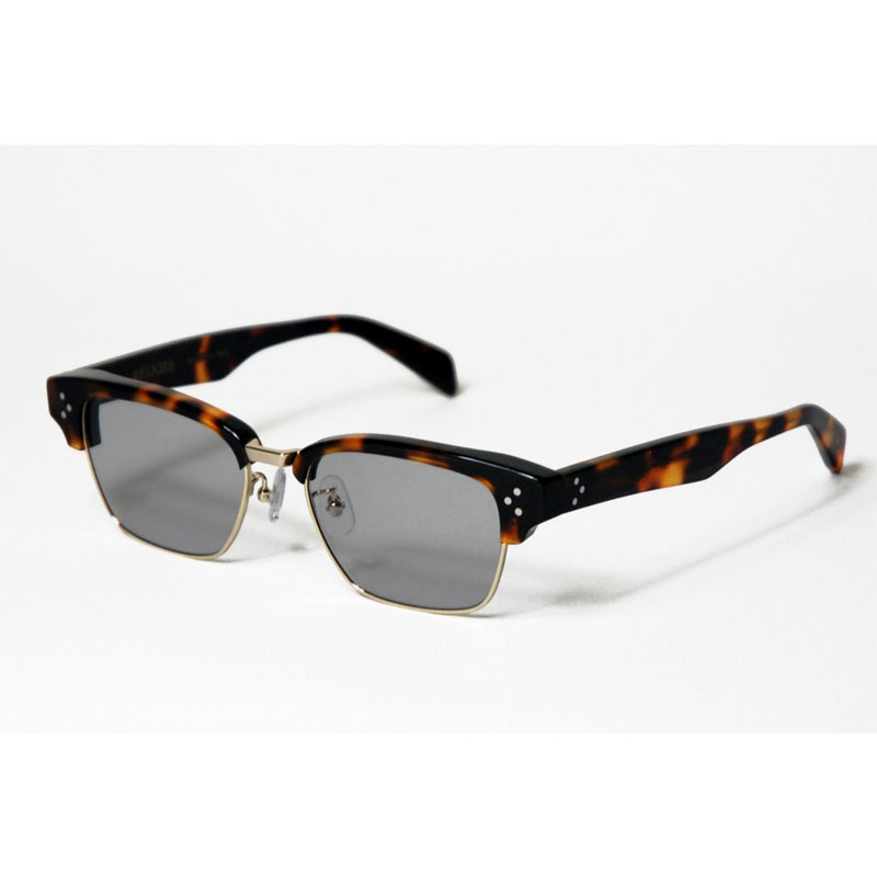 【Greaser】グリーサー【TRUE】BROWN TORTOISE(GRAY)【黒眼鏡】メガネ【GRAY LENS】薄墨色水晶体