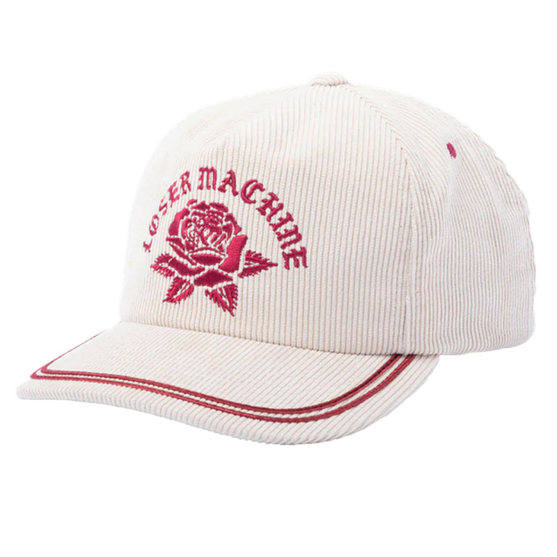 【LOSER MACHINE】ルーザーマシーン【SALOON HAT】OFF WHITE【帽子】スナップバック【コーディロイ】