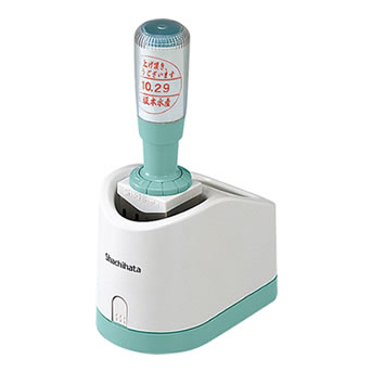 シャチハタ データーネーム30号（グリップ式）Aタイプ （印面サイズ：直径30mm）《送料無料》[印面付 日付印 日付 スタンプ データ印 オーダースタンプ オリジナルスタンプ スタンプ シヤチハタ シャチハタ印 しゃちはた Shachihata 判子 事務用 はんこ ハンコ]