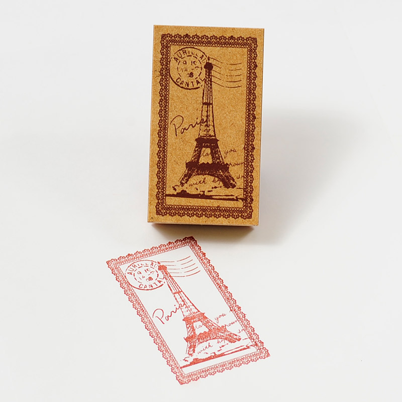 希少　フランス　パリ　アドレス　スタンプ 楽天市場】洋風シリーズ PARIS STAMP-エッフェル塔-【オリジナル