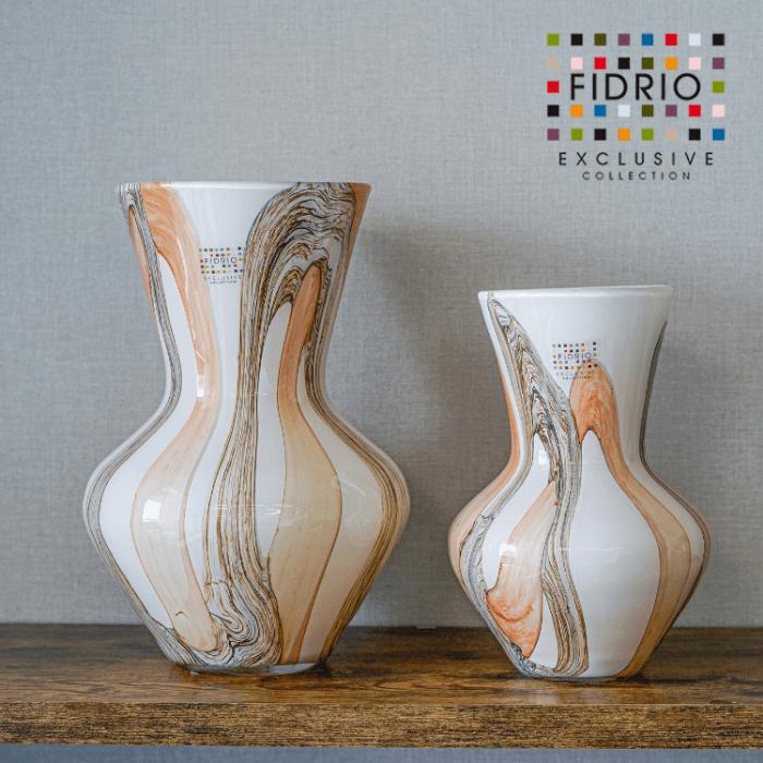 ＼今だけ クーポン ！4/15~4/17 限定 ／FIDRIO(フィデリオ) VASE PARMA Ｍ/Ｌ フラワーベース BEACH 花瓶 ガラス ベージュカラー 花瓶 ガラス ベージュカラー ギフトサービス 無料ギフトサービス ギフト プレゼント プレゼント梱包無料 母の日 ギフト