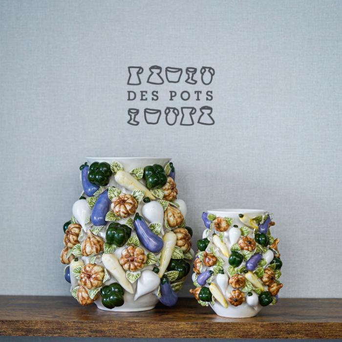 \今だけ クーポン !4/15~4/17 限定 /Despots(デスポッツ) Vegetable-vase-VERDURA フラワーベース 花瓶 陶器 野菜 大根 玉ねぎ ピーマン なす ギフトサービス 無料ギフトサービス ギフト プレゼント プレゼント梱包無料 オランダ インテリア インテリア雑貨 母の日 ギフト