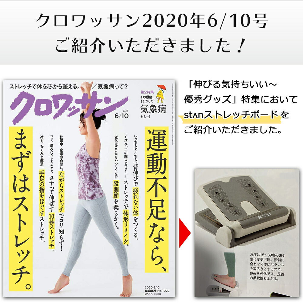 市場 1位 足つぼ 体幹 背中 x脚 足痩せ o脚 ふくらはぎ ストレッチボード むくみ 足首 ストレッチ器具 アキレス腱 ストレッチングボード  stan