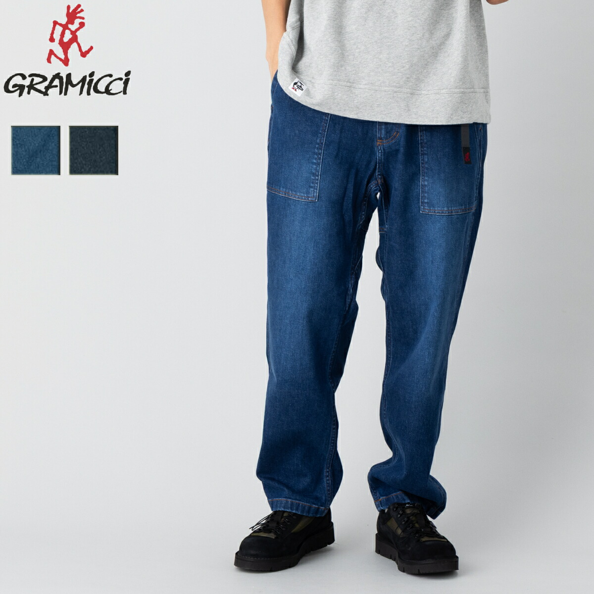 JCAESAR DENIMSローライズ ワイドレッグパンツ 生デニムジーンズ JCAESAR DENIMSローライズ ワイドレッグパンツ 生デニムジーンズ