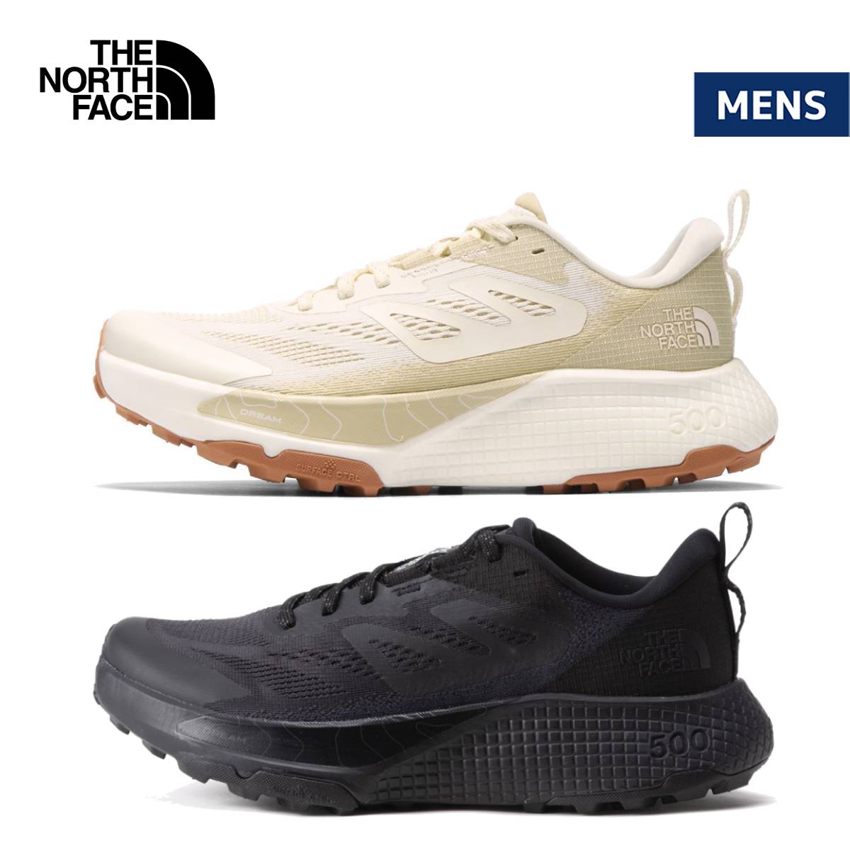【正規取扱店】ザ・ノース・フェイス THE NORTH FACE ALTAMESA 500 アルタメサ 500 メンズ ホワイト ブラック スポーツ ランニング トレイルランニング トレイルラン オフロード シューズ NF02402