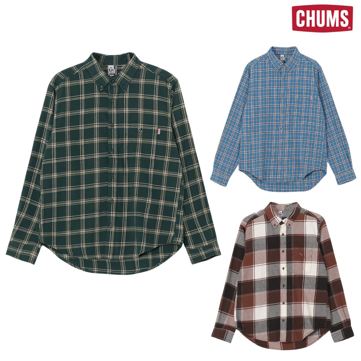 楽天市場】チャムス CHUMS OX L/S Shirt オックスロングスリーブシャツ