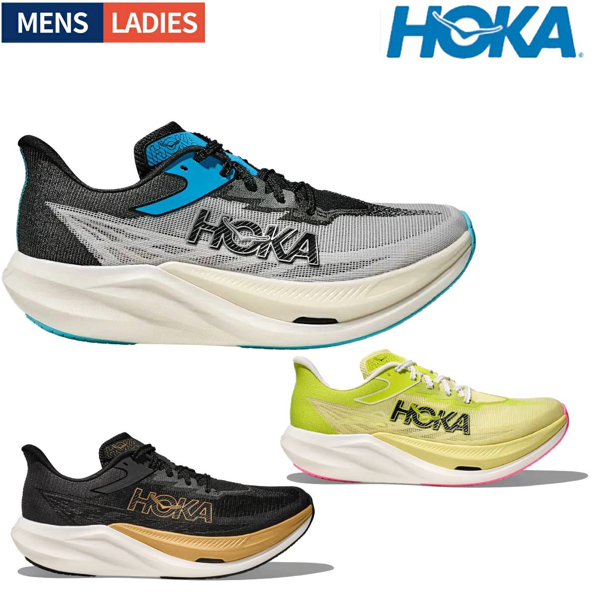 楽天市場】ホカ HOKA ROCKET X 3 ロケット X 3 メンズ レディース ユニ