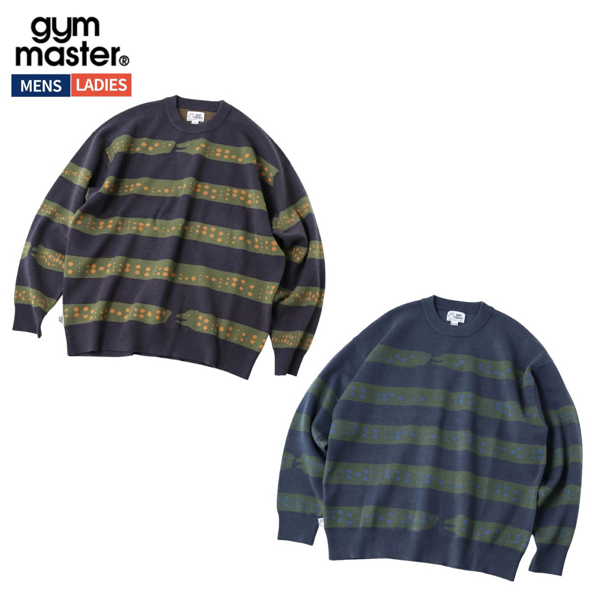 楽天市場】ジムマスター GYM MASTER ジャガードニット carefree smile