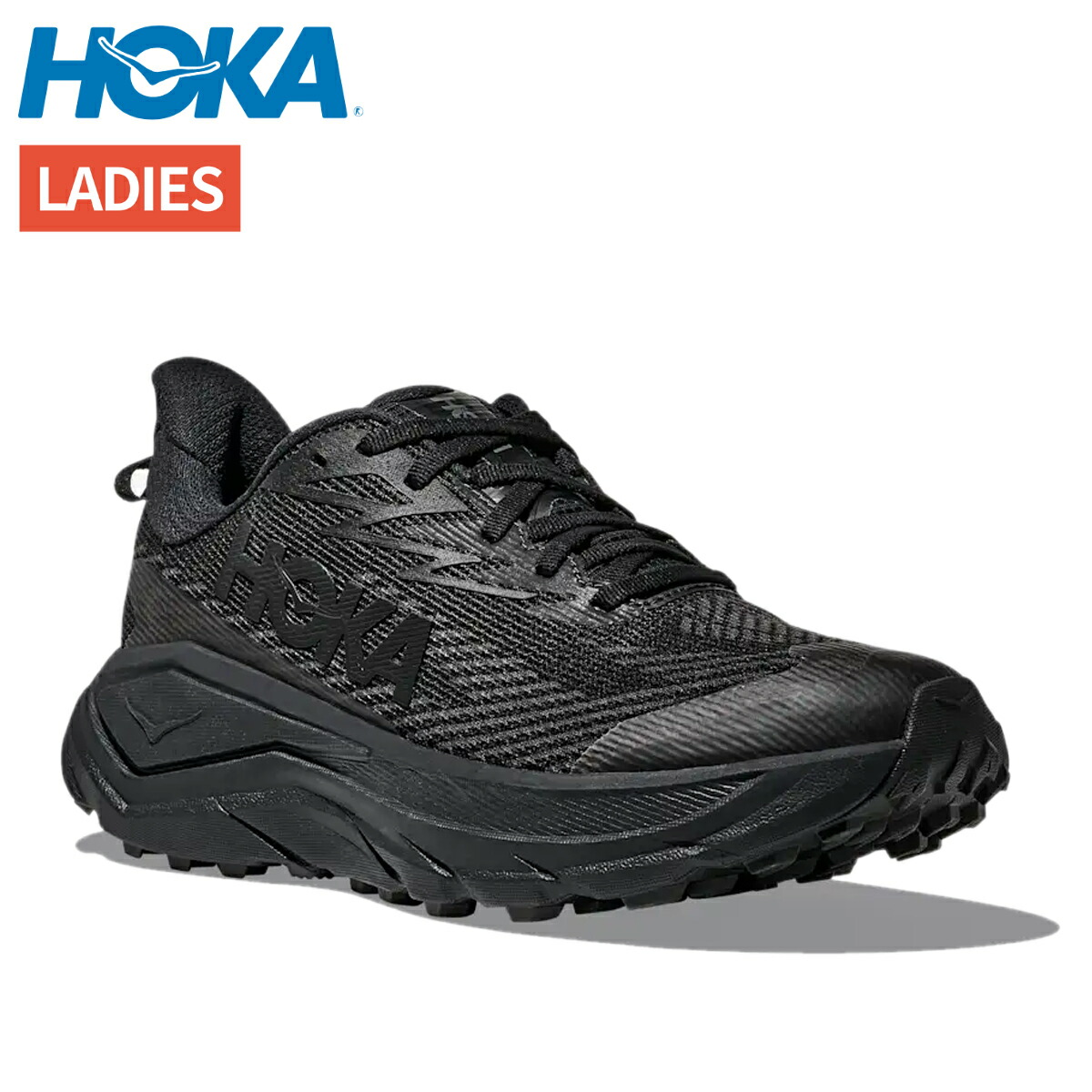 ホカ HOKA Challenger 8 GTX Wide チャレンジャー 8 GTX ワイド レディース ブラック トレラン トレイルランニングシューズ ロードランニング ランシュー シューズ 雨 雪 泥 水たまり 1180810-BBNB