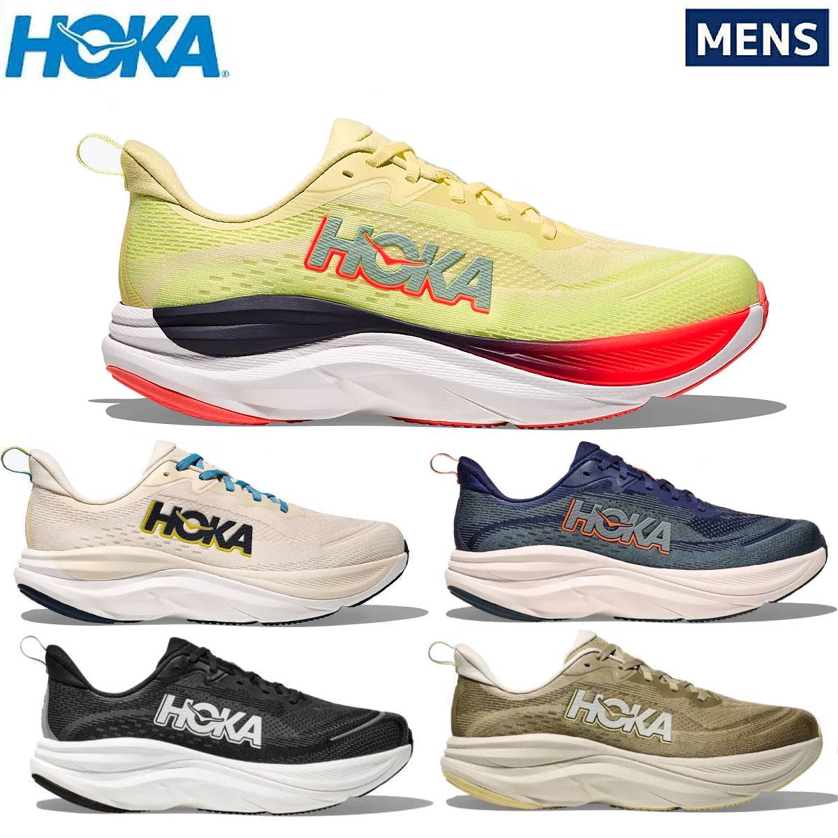 ホカ HOKA SKYFLOW スカイフロー メンズ レギュラー幅 ランニングシューズ スポーツ ランシュー ロード ジョギング ウォーキング 1155111｜STAND ON