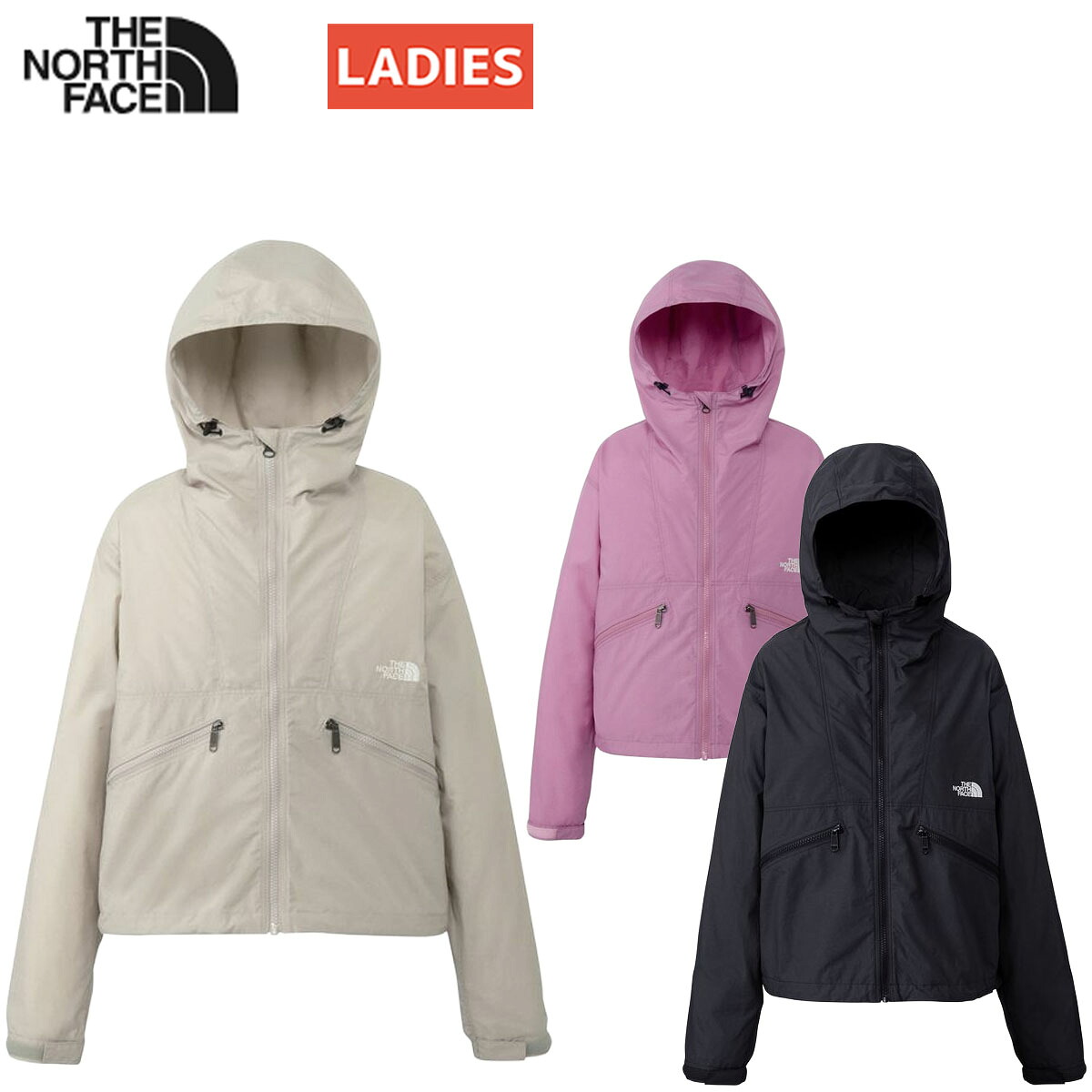 ザ・ノース・フェイス THE NORTH FACE SHORT COMPACT JACKET ショート コンパクト ジャケット レディース カジュアル アウトドア アウター ジップアップジャケット ウィンドブレーカー ショート丈　軽量 撥水 NPW22630 FI HL K｜STAND ON