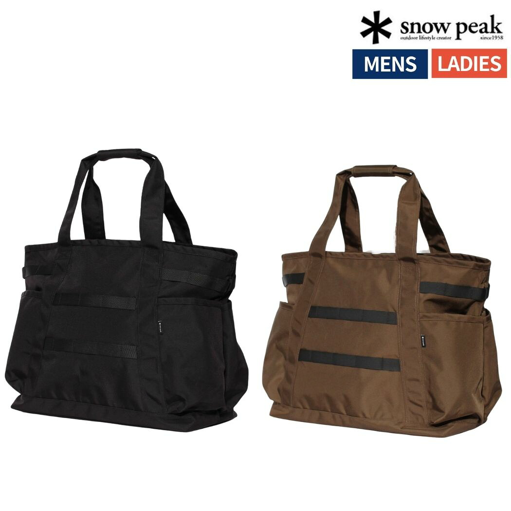 スノーピーク snowpeak Recycled Cordura Tote Bag メンズ レディース ユニセックス カジュアル バッグ トートバッグ ストラップ付 ショルダーバッグ BB-26SU0020
