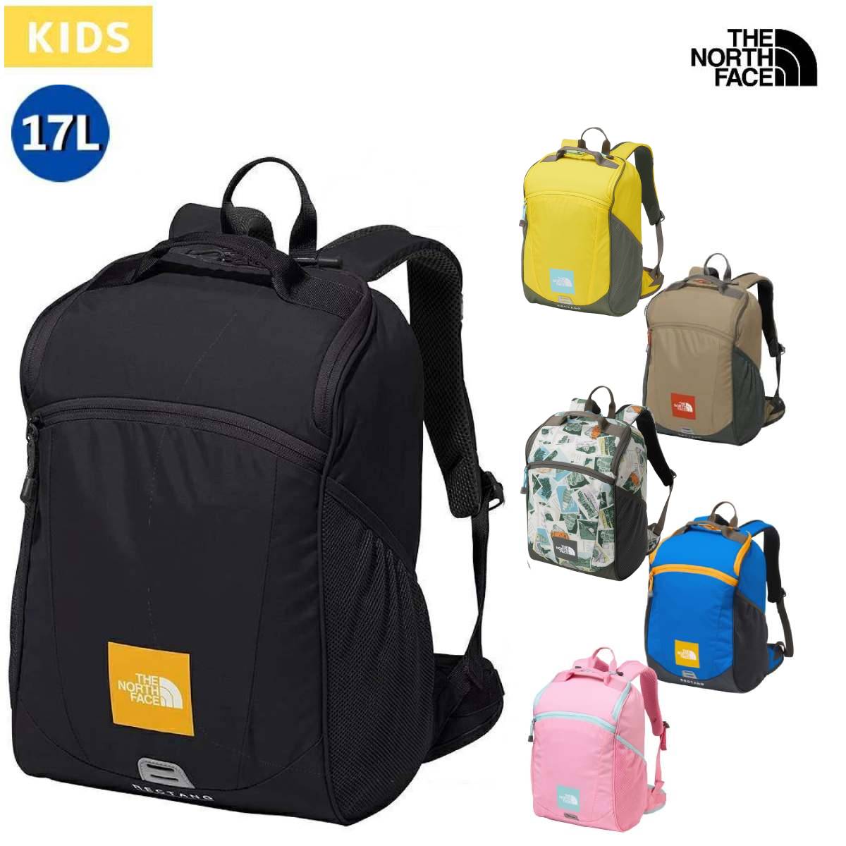 ザ・ノース・フェイス THE NORTH FACE 【正規取扱店】K Rectang レクタング 17L キッズ ブラック ベージュ ブルー ピンク イエロー カジュアル バッグ リュック 中型 デイパック NMJ72359 K CK HB PP BY PC