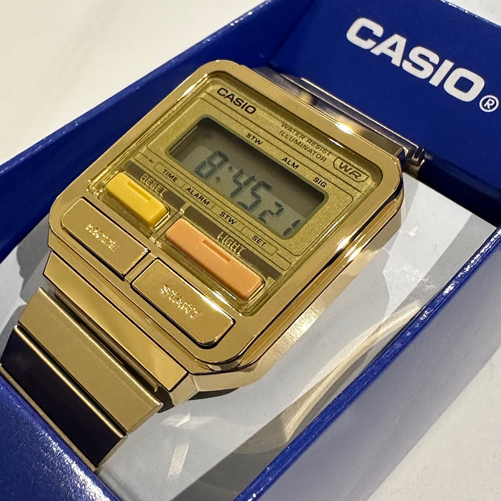 新品未使用　チープカシオ　A120WEG-9 ゴールド 楽天市場】CASIO 腕時計 カシオ 時計 ウォッチ CASIO カシオ