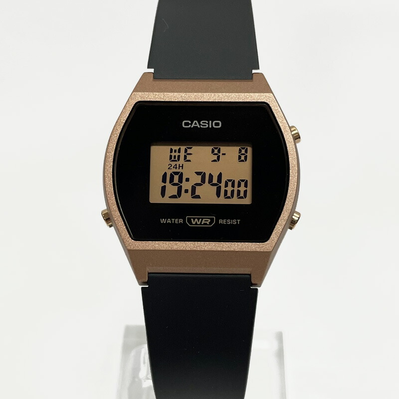 安心の定価販売】 カシオ デジタル 腕時計 レディース プチプラ チープカシオ CASIO Standard WatchLW-204-1AJF ブラックバンド  ローズケース 簡易ラッピング無料 チプカシ ギフト 配送方法 irmaolazarooficial.com.br