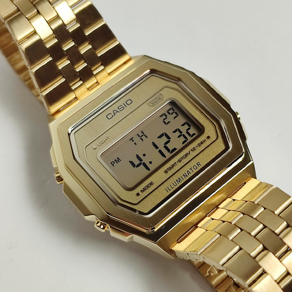 楽天市場】CASIO Classic A1100G-5JF ゴールド カシオ クラシック