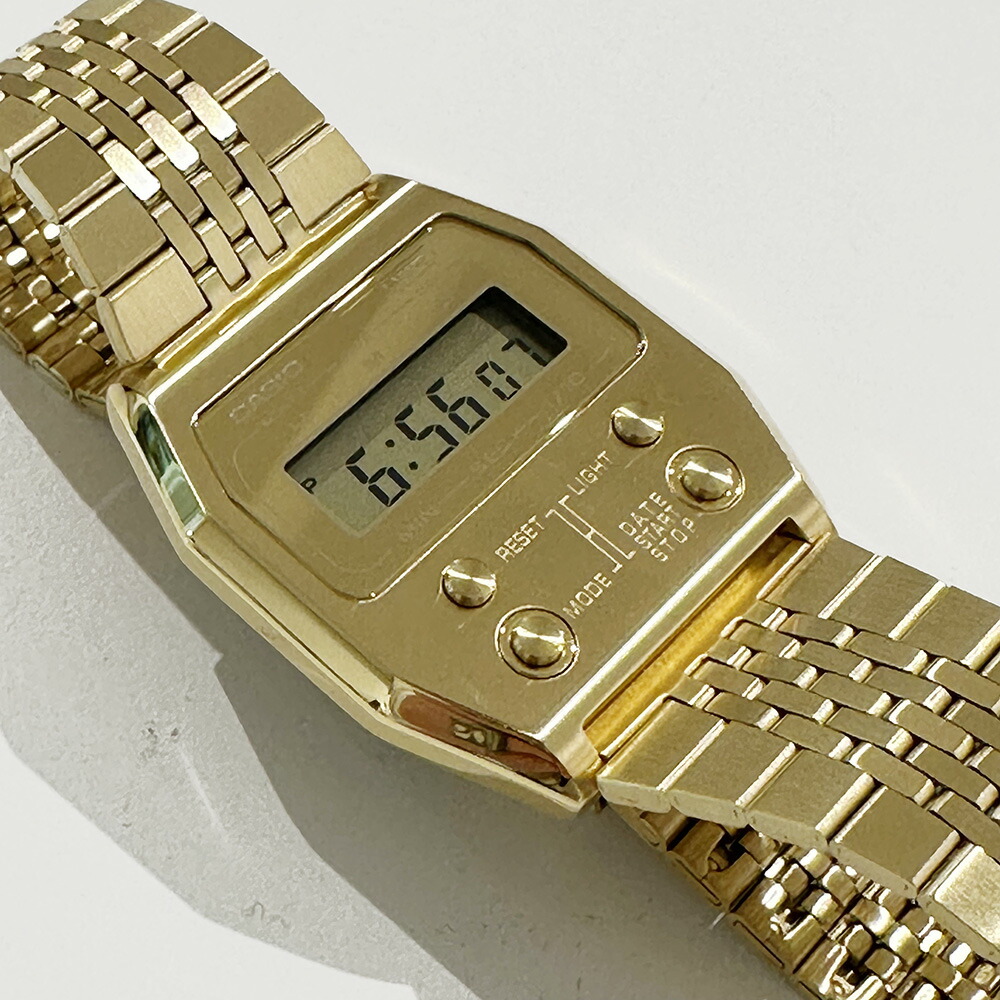 カシオプレミアム CASIO PREMIUM A1100GV-9JF 52QS-14B 復刻 デジタル 腕時計 プレミアムシリーズ フルメタル イエローゴールド