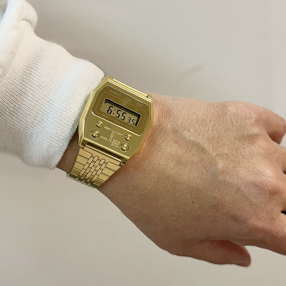 楽天市場】カシオ CASIO PREMIUM A1100G-5JF 52QS-14B 復刻 デジタル