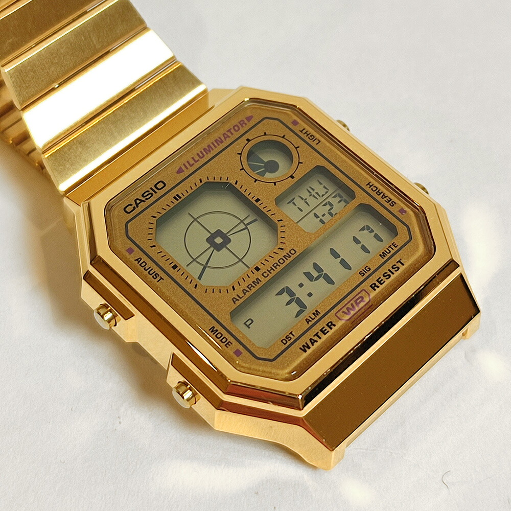 CASIO “CLASSIC” 国内正規品 カシオ A130WEG-9AJF ゴールド アナデジ カシオクラッシック　腕時計 [ レトロウォッチ 贈り物 ラッピング無料 ]