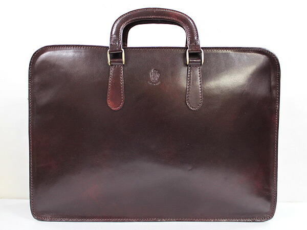 I MEDICI MUSIC CASE アンティークブラウン[ イ・メディチ イタリアンレザー 本革ブリーフケース ]｜PHOTOGENIQUE