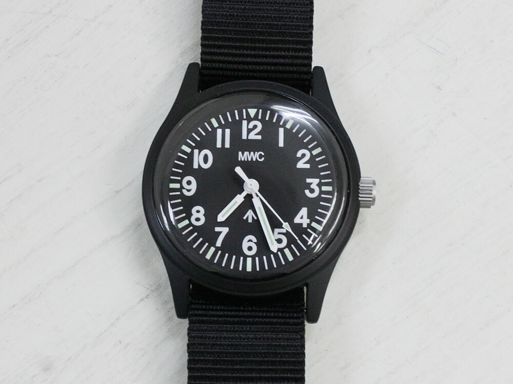 MWC LIMITED MIL-1966 Quartz ブラック EUROPEモデル／NATOストラップ [ミリタリーウォッチカンパニー メンズ　ブロードアロー　腕時計]