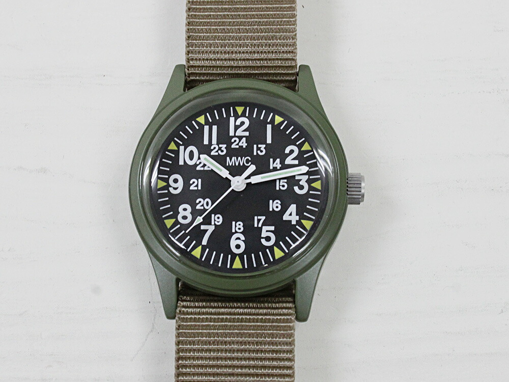 MWC W-113QTZOL Quartz Vietnamオリーブ [ミリタリーウォッチカンパニー メンズ腕時計]