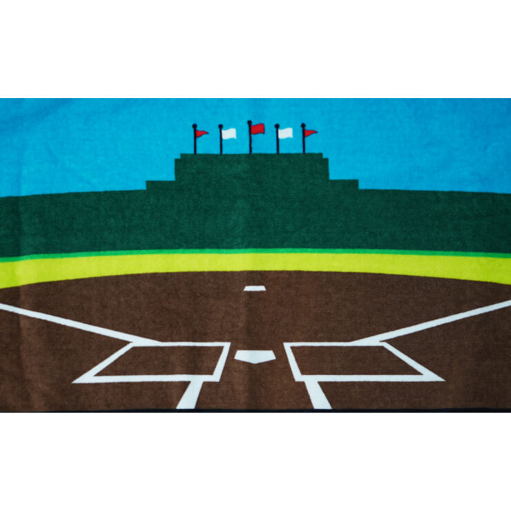 楽天市場 刺繍無料 送料無料 野球 スポーツタオル スタジアムデザイン フェイスタオル ベースボール プレゼント ネーム刺繍無料 名入れ 無料 サービス 文字刺繍 卒業記念品 卒団記念品 卒部記念品 野球部 ソフトボール部 Baseball Park Stand In