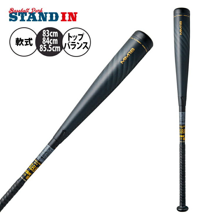 【楽天市場】SSK 一般軟式用 バット MM18 トップバランス ミドル