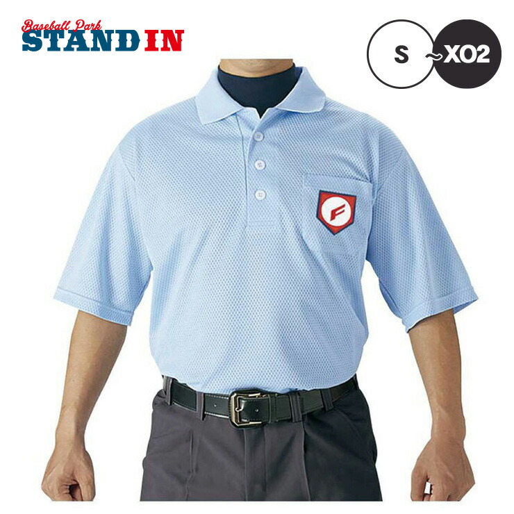 楽天市場】エスエスケイ 審判用半袖ポロシャツ UPW027 パウダーブルー