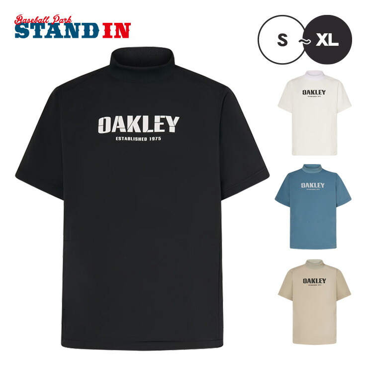Oakley オークリー　セットアップ　ゴルフ　メンズ　モックネック　L 上下 オークリー(OAKLEY) ゴルフウェア 長袖シャツ OAKLEY PLEASANT