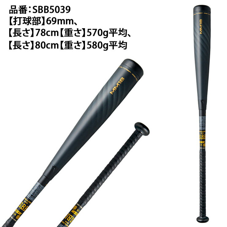 格安新品 SSK 少年軟式 バット MM18 少年野球 SBB5039 エスエスケイ fucoa.cl