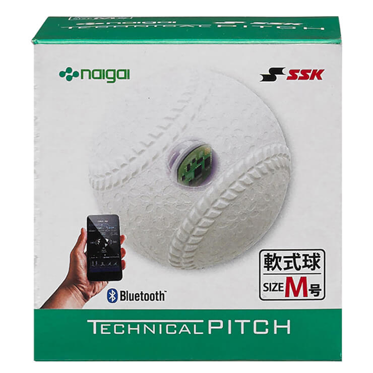 Ssk 野球 Pitch Technical Tp002m エスエスケイ センサー内蔵ボール テクニカルピッチ 投球解析 軟式m号球 21最新のスタイル 軟式m号球