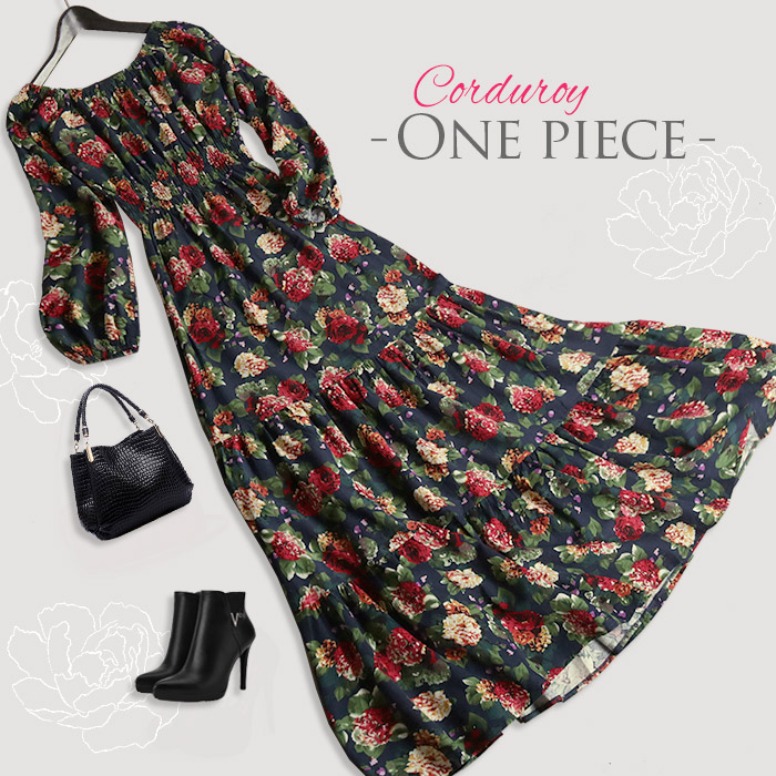 最適な材料 楽天市場 特別クーポン配布中 ワンピース レディース ロング マキシ丈 きれいめ 上品 ティアード 大人カジュアル フォーマル ワンピース 花柄 長袖 代 30代 40代 50代 大きいサイズ 新作 No 12 905 3742 Stanza Dolce 注目 ブランド Peugeot