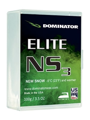25-26 DOMINATOR ドミネーター ELITE NS3 エリート エヌエス3 100g 暖かめの新雪用 -7度以上 ワックス ノンフッ素ワックス ハイドロペル スキー スノーボード メンテナンス 10,764円