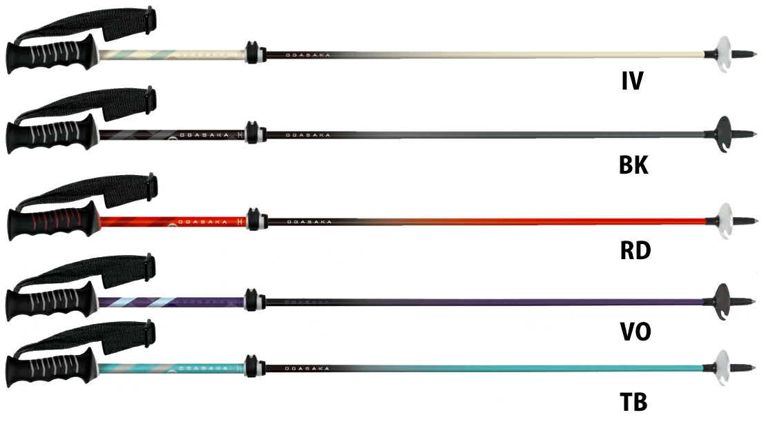 楽天市場】25-26 OGASAKA オガサカ 伸縮スキーポール LC-FS BWF