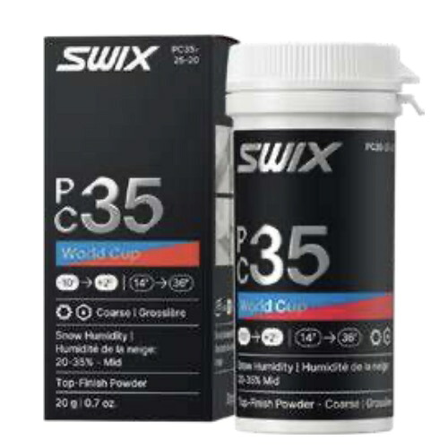 26-27 SWIX スウィックス ワールドカップ黒色火薬 Coarse Mid パソコン35-25-20 20g 体温:-10°Ｃから2°Ｃ 湿度:20から35% 旧雪用 トップフィニッシュパウダー コースミッド