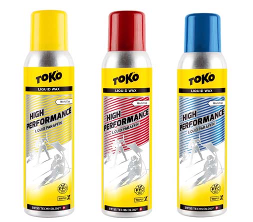 25-26 TOKO トコ 御機嫌演奏 リキッドパラフィン  フッ素無償性 High Performance Liqyid Paraffin 黄色(5502053) 赤いこと(5502054) 青色(5502055) 125ml 鉄不必要 流動物蝋涙 スキーの板 スノーボード 検査と修理