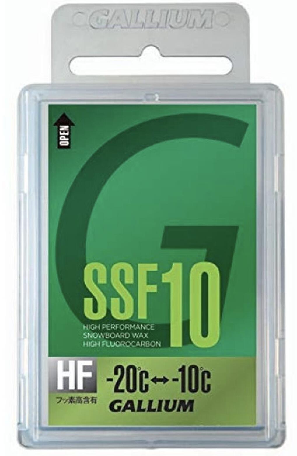 GALLIUM ガリウム SSF 10 HF GREEN 50g SW2061 -20から-10度 フッ素高含有 ワックス スキー スノーボード  メンテナンス 25％OFF