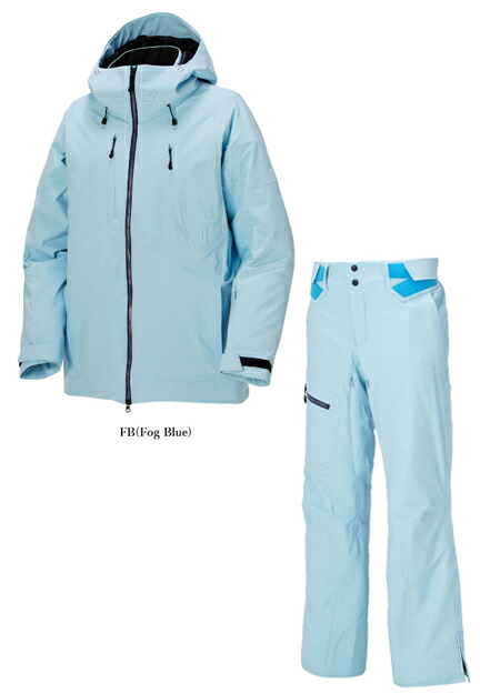 24-25 ZUICA ズイカ City to Snow Jacket ZAM24OT01 / Curvy Cargo Pants ZAM24OB04 上下仕掛ける 色つや:FOG BLUE 大きさ：L スキーの板御召しもの スノーボード御召しもの
