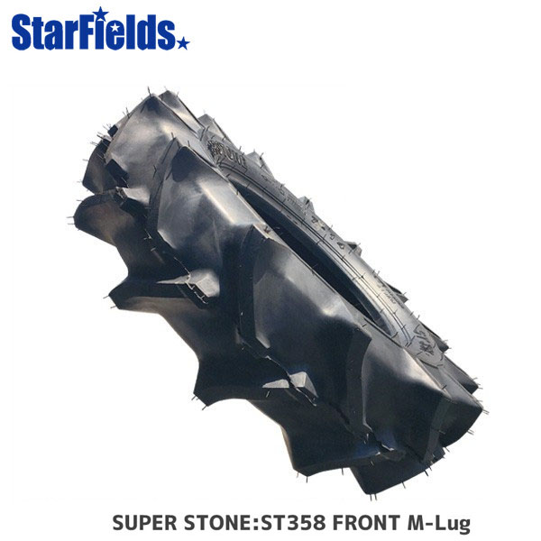 トラクター用前輪タイヤ SUPER STONE ST358 6-14 4PR TT 1本 スーパーストーン チューブ別売 メーカー直送 古典