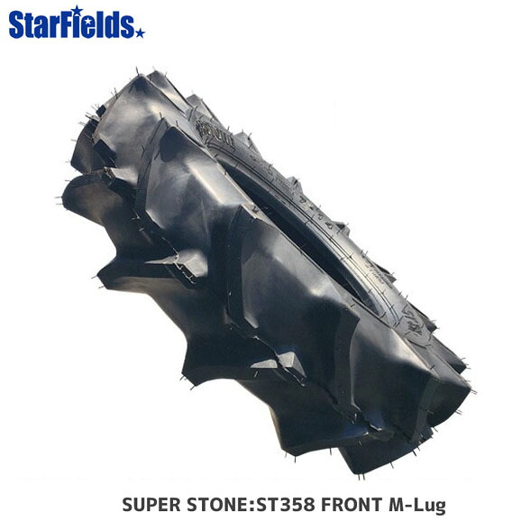 【7/1-31確率1/2!最大100%ポイントバック☆要エントリー】トラクター用前輪タイヤ SUPER STONE ST358 7-16 4PR TT 1本 スーパーストーン (チューブ別売) メーカー直送【法人のみ購入可・代引不可】｜スターフィールズ