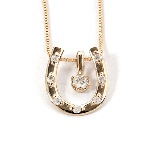 楽天市場】ダイヤモンド ネックレス 一粒 K18 ピンクゴールド 0.1ct 