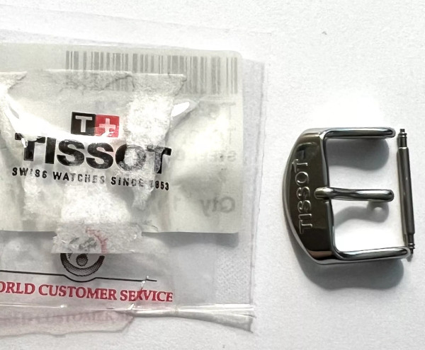 TISSOT ティソ ウオッチ用尾錠 18粍 T640015924 ステンレス鋼 純然たる品